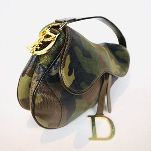CHRISTIAN DIOR PRE-OWNED Saddle camouflage handbag